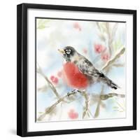 Spring Robin-Katrina Pete-Framed Art Print