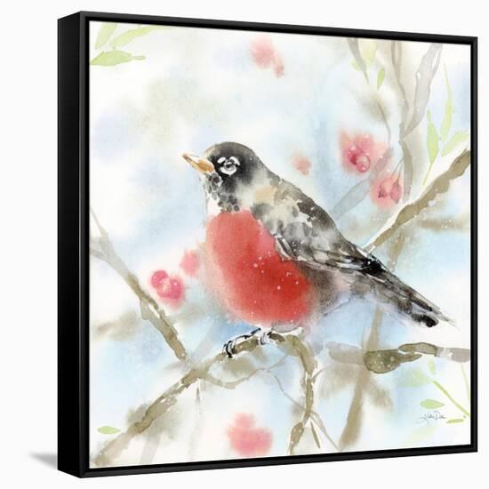 Spring Robin-Katrina Pete-Framed Stretched Canvas