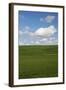 Spring Rolling Hills of Wheat and Clouds-Terry Eggers-Framed Photographic Print