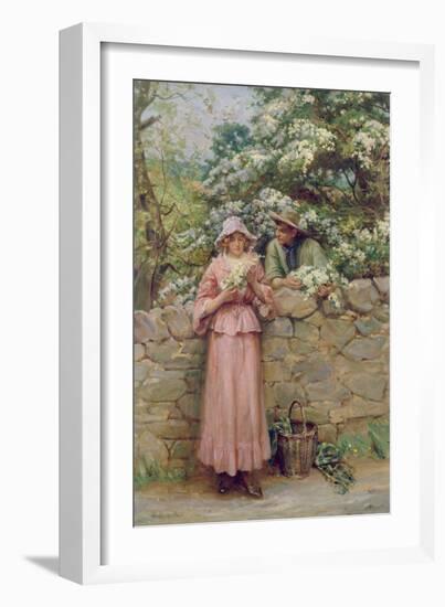 Spring Romance (Oil on Canvas)-Robert Payton Reid-Framed Giclee Print