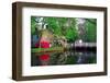 Spring Scene At The Griggstown Bridge, New Jersey-George Oze-Framed Photographic Print