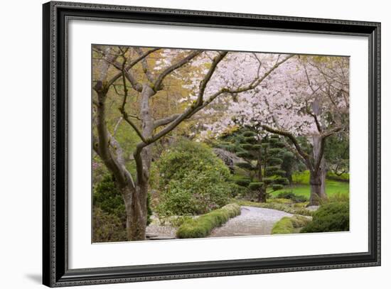 Spring Scenic in Lithia Park, Ashland, Oregon, USA-Jaynes Gallery-Framed Photographic Print