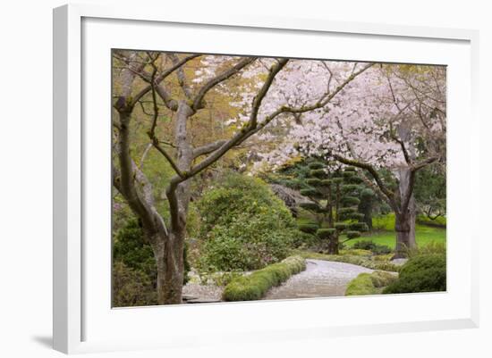 Spring Scenic in Lithia Park, Ashland, Oregon, USA-Jaynes Gallery-Framed Photographic Print