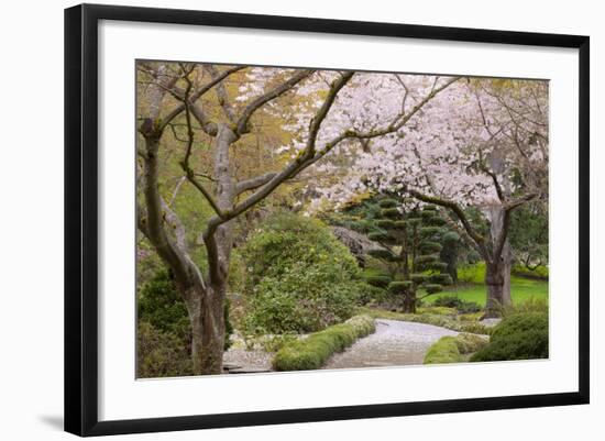 Spring Scenic in Lithia Park, Ashland, Oregon, USA-Jaynes Gallery-Framed Photographic Print