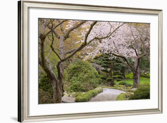 Spring Scenic in Lithia Park, Ashland, Oregon, USA-Jaynes Gallery-Framed Photographic Print