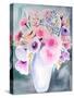 Spring Showers Bouquet-Esther Bley-Stretched Canvas