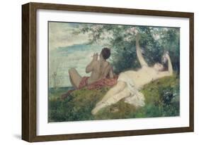 Spring (Sketch), 1862-Arnold Böcklin-Framed Giclee Print