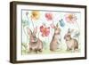 Spring Softies Bunnies I-Lisa Audit-Framed Art Print