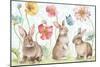 Spring Softies Bunnies I-Lisa Audit-Mounted Art Print