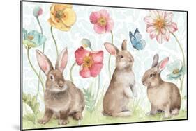 Spring Softies Bunnies I-Lisa Audit-Mounted Art Print