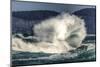 Spring Storm, breaking waves, Cape Kiwanda State Park, Oregon Coast, USA, Late Spring-Stuart Westmorland-Mounted Photographic Print