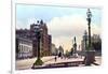 Spring Street, Melbourne, Australia, 1912-null-Framed Giclee Print