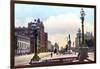 Spring Street, Melbourne, Australia, 1912-null-Framed Giclee Print