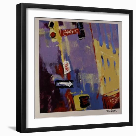 Spring Street Signs-Patti Mollica-Framed Giclee Print