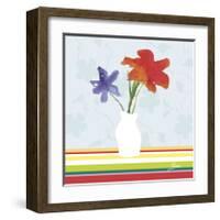 Spring Stripes I-Karen Lorena Parker-Framed Giclee Print