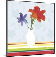 Spring Stripes I-Karen Lorena Parker-Mounted Giclee Print