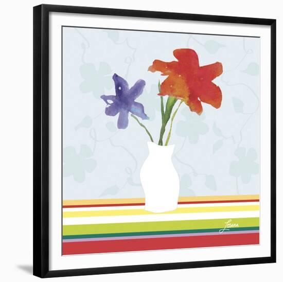 Spring Stripes I-Karen Lorena Parker-Framed Giclee Print