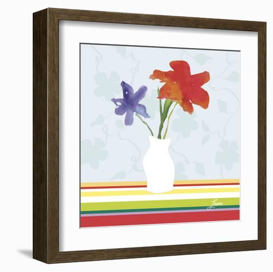 Spring Stripes I-Karen Lorena Parker-Framed Giclee Print