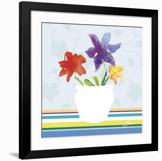 Spring Stripes II-Karen Lorena Parker-Framed Giclee Print