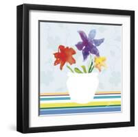 Spring Stripes II-Karen Lorena Parker-Framed Giclee Print