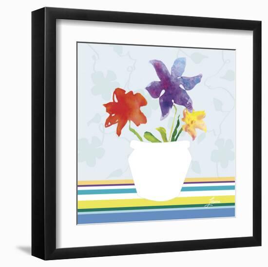 Spring Stripes II-Karen Lorena Parker-Framed Giclee Print