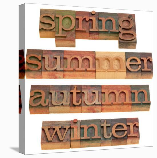 Spring, Summer, Autumn and Winter-PixelsAway-Stretched Canvas