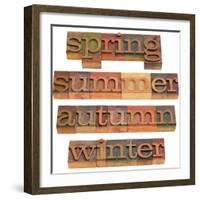 Spring, Summer, Autumn and Winter-PixelsAway-Framed Photographic Print