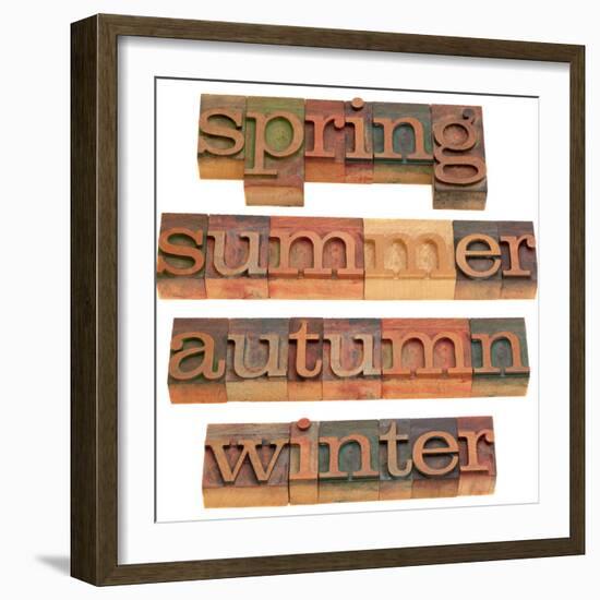Spring, Summer, Autumn and Winter-PixelsAway-Framed Photographic Print