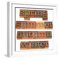 Spring, Summer, Autumn and Winter-PixelsAway-Framed Photographic Print