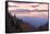 Spring sunrise from Oconaluftee Valley Overlook, U.S. Hwy. 441 or Newfound Gap Road, Great Smoky Mo-Adam Jones-Framed Stretched Canvas