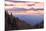 Spring sunrise from Oconaluftee Valley Overlook, U.S. Hwy. 441 or Newfound Gap Road, Great Smoky Mo-Adam Jones-Mounted Photographic Print