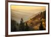 Spring sunrise from Oconaluftee Valley Overlook, U.S. Hwy. 441 or Newfound Gap Road, Great Smoky Mo-Adam Jones-Framed Photographic Print