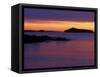 Spring Sunrise Silhouettes Edwards Island and Clouds on Lake Superior, Isle Royale National Park-Mark Carlson-Framed Stretched Canvas