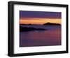 Spring Sunrise Silhouettes Edwards Island and Clouds on Lake Superior, Isle Royale National Park-Mark Carlson-Framed Photographic Print