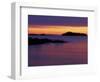 Spring Sunrise Silhouettes Edwards Island and Clouds on Lake Superior, Isle Royale National Park-Mark Carlson-Framed Photographic Print