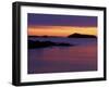 Spring Sunrise Silhouettes Edwards Island and Clouds on Lake Superior, Isle Royale National Park-Mark Carlson-Framed Photographic Print