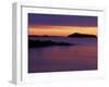 Spring Sunrise Silhouettes Edwards Island and Clouds on Lake Superior, Isle Royale National Park-Mark Carlson-Framed Photographic Print