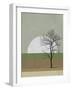 Spring Sunset Tree-Jasmine Woods-Framed Art Print