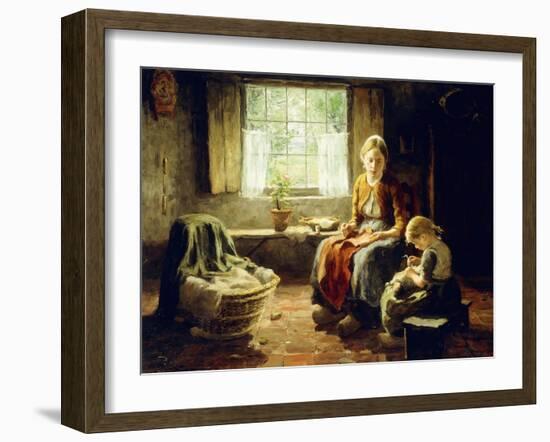 Spring Sunshine, 1913-Evert Pieters-Framed Giclee Print