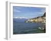 Spring Sunshine in Bellagio, Lake Como, Lombardy, Italian Lakes, Italy, Europe-Peter Barritt-Framed Premium Photographic Print