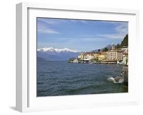 Spring Sunshine in Bellagio, Lake Como, Lombardy, Italian Lakes, Italy, Europe-Peter Barritt-Framed Photographic Print