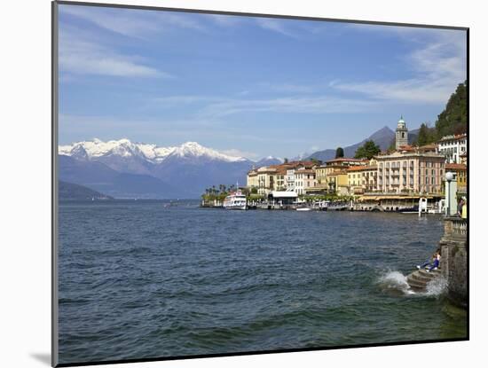 Spring Sunshine in Bellagio, Lake Como, Lombardy, Italian Lakes, Italy, Europe-Peter Barritt-Mounted Photographic Print
