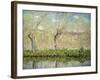 Spring, the Border of L'Epte; Printemps, Bord De L'Epte, 1885-Claude Monet-Framed Giclee Print