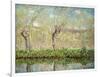 Spring, the Border of L'Epte; Printemps, Bord De L'Epte, 1885-Claude Monet-Framed Giclee Print