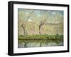 Spring, the Border of l'Epte-Claude Monet-Framed Giclee Print