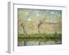 Spring, the Border of l'Epte-Claude Monet-Framed Giclee Print