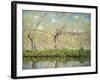 Spring, the Border of l'Epte-Claude Monet-Framed Giclee Print