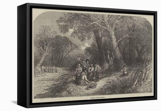Spring, the Country-Myles Birket Foster-Framed Stretched Canvas