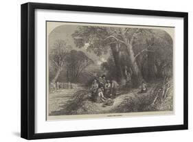 Spring, the Country-Myles Birket Foster-Framed Giclee Print