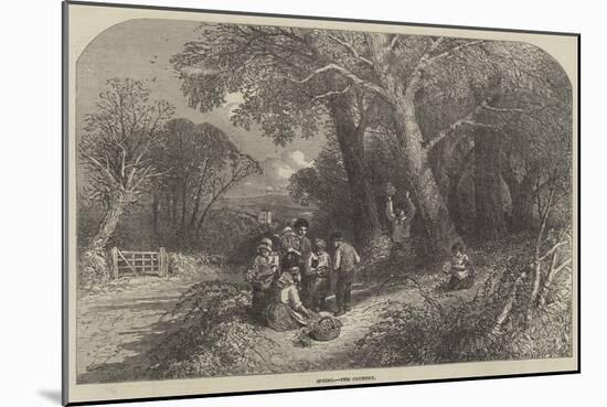 Spring, the Country-Myles Birket Foster-Mounted Giclee Print